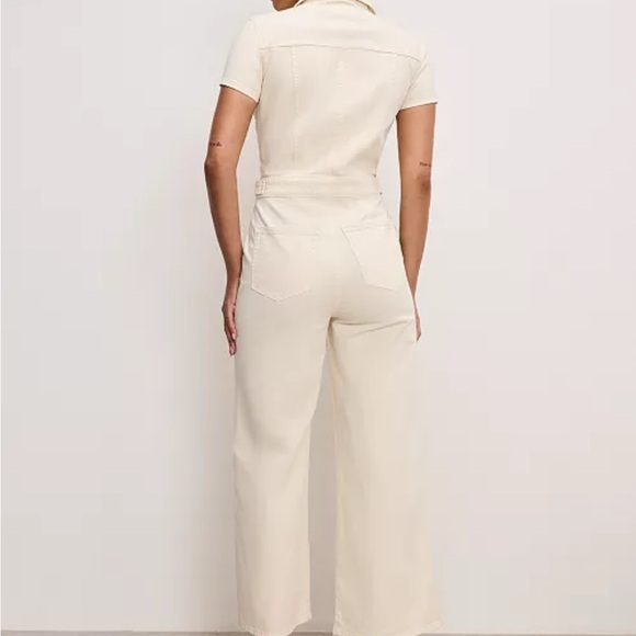 NWT Good American Palazzo Fit For Success Jumpsuit - Picture 3 of 7